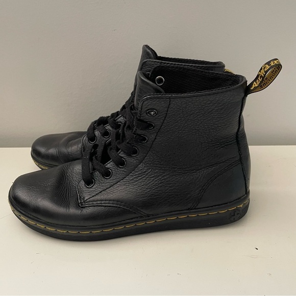 Dr. Martens Women's Leyton Leather Lace Up Boots Size 6 - Picture 4 of 7